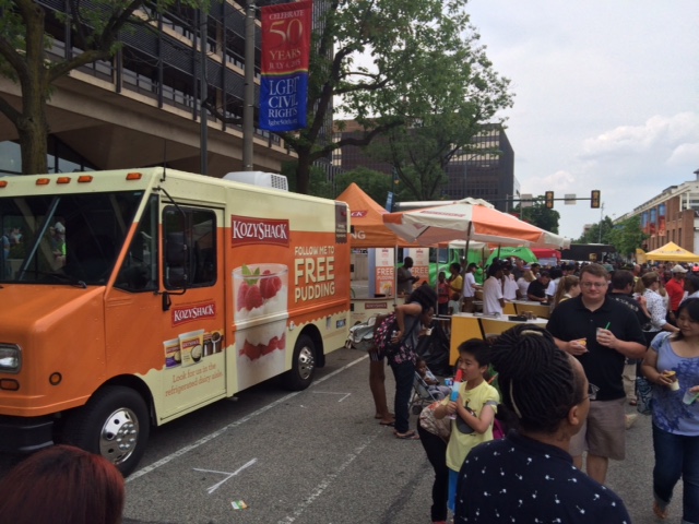 Kozy Shack Pudding at Liberty Block Party